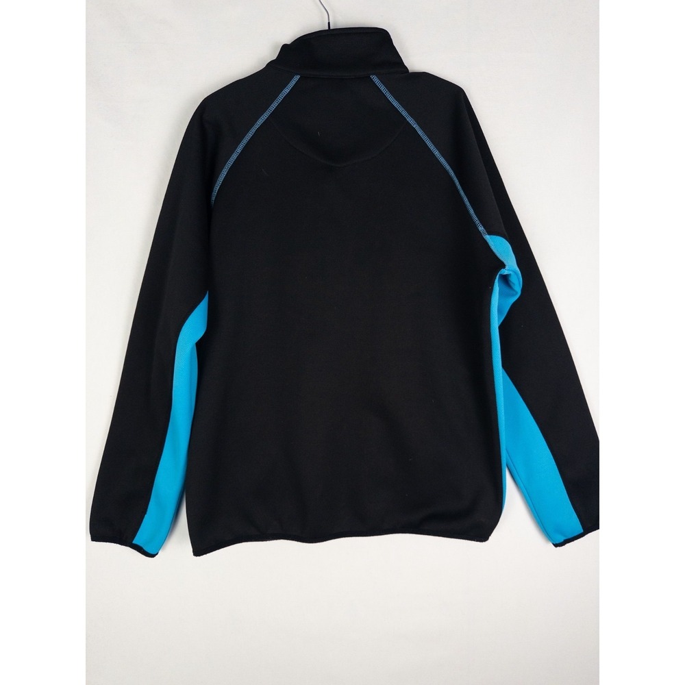VTG NFL Carolina Panthers Jacket Mens Full Zip M‎ Black Blue Logo Outdoor - Picture 5 of 7